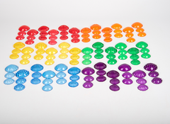 Tactile Transparent Shells (108 pcs)