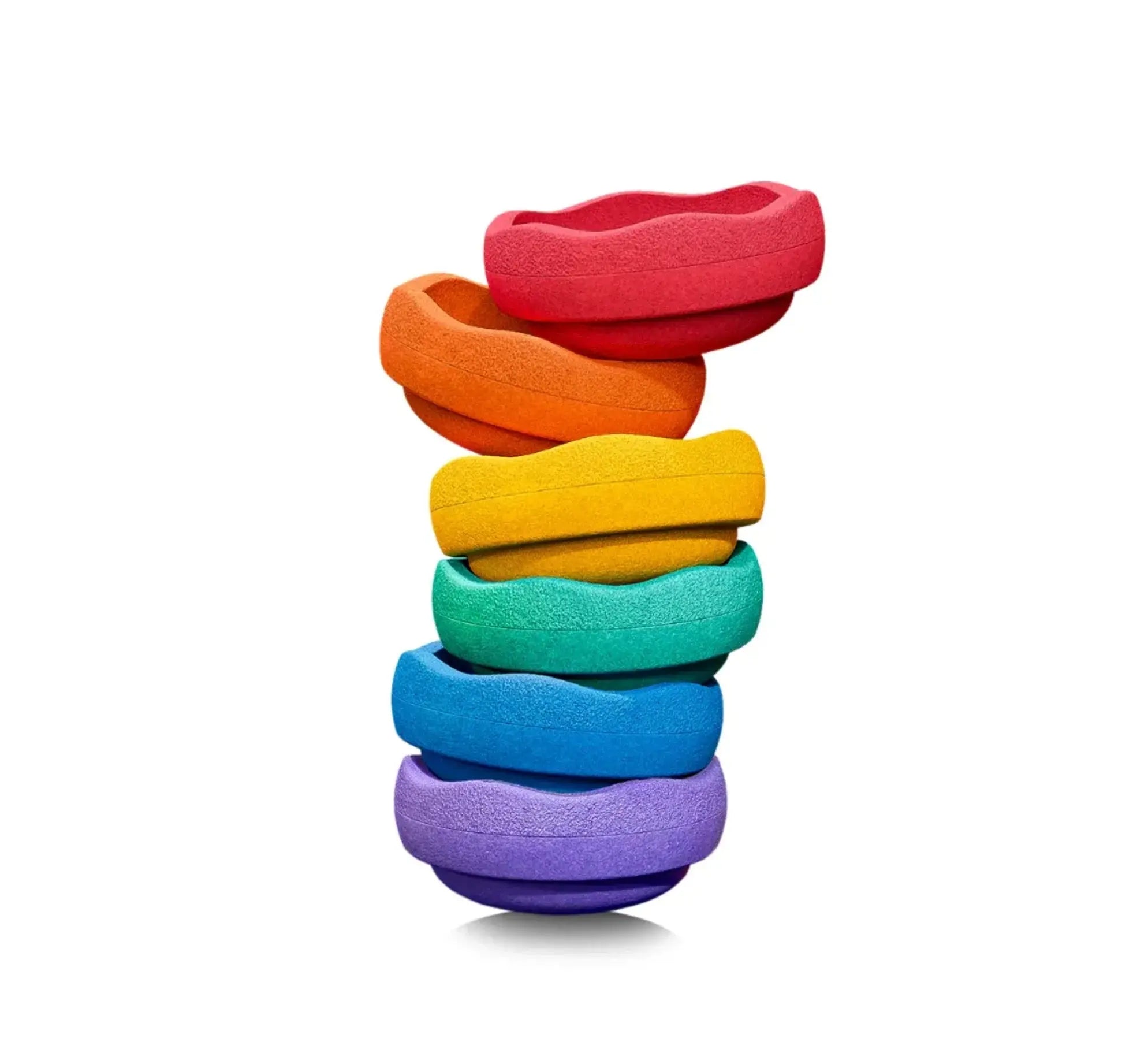 Stapelstein Original Mini, Set of 6, Rainbow Classic Stapelstein