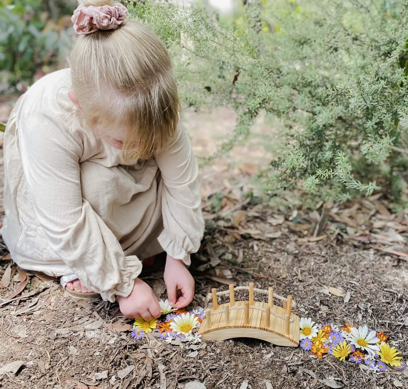 Explore Nook // Small World Wooden Bridge Explore Nook