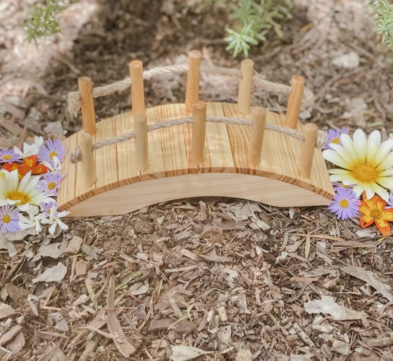 Explore Nook // Small World Wooden Bridge Explore Nook
