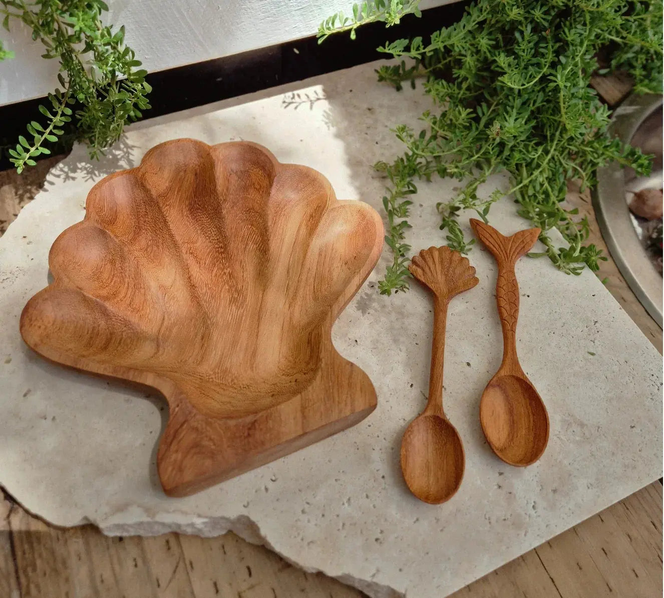 Evergreen Child // Shell Spoon The Curated Parcel