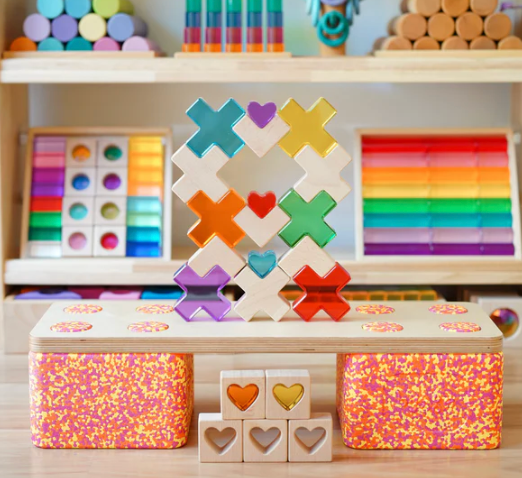 My Little Creator | Lucite Gem Cross of Love My Little Creator