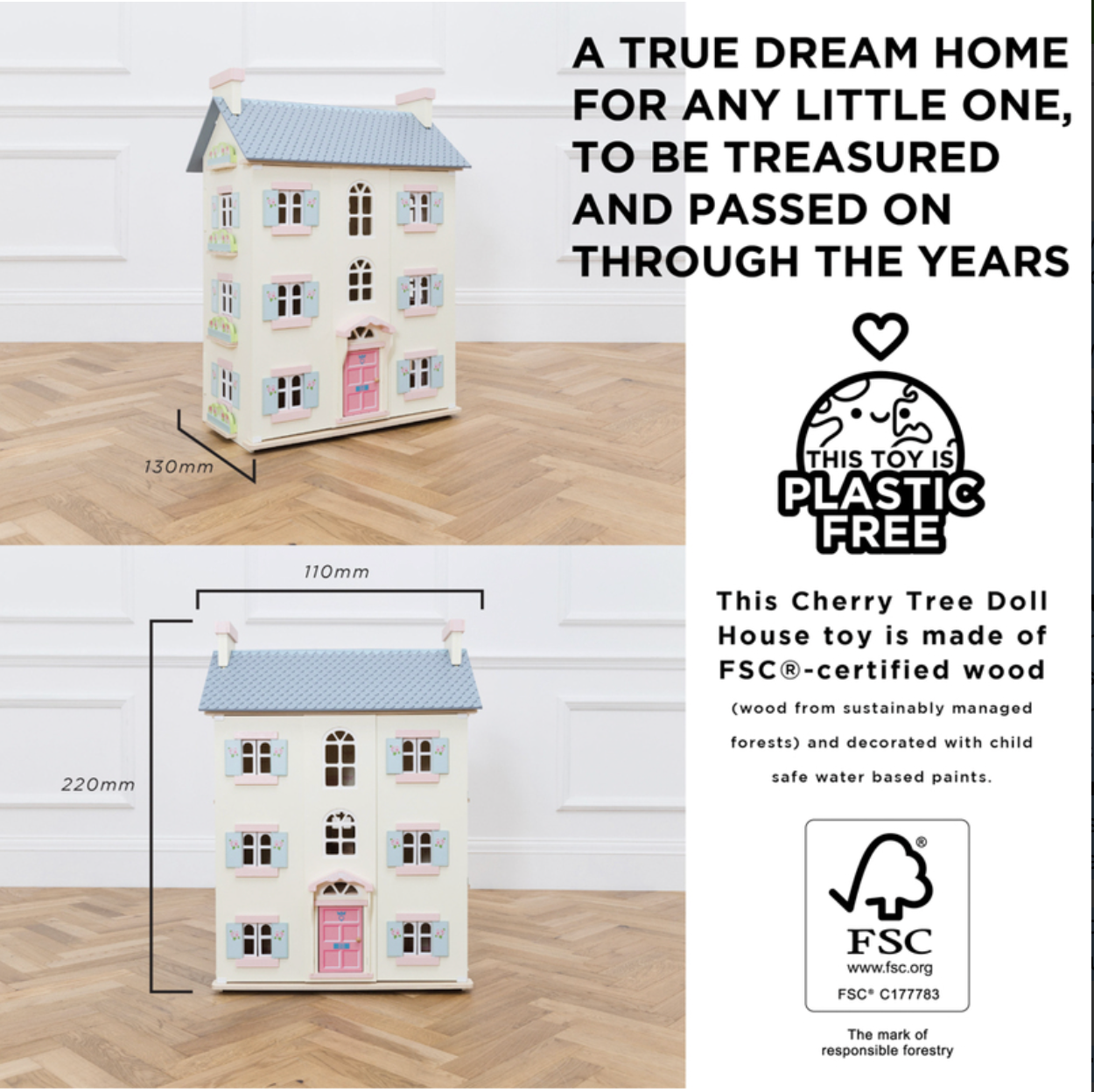 Le Van Toy | Cherry Tree Hall Wooden Doll House trybike