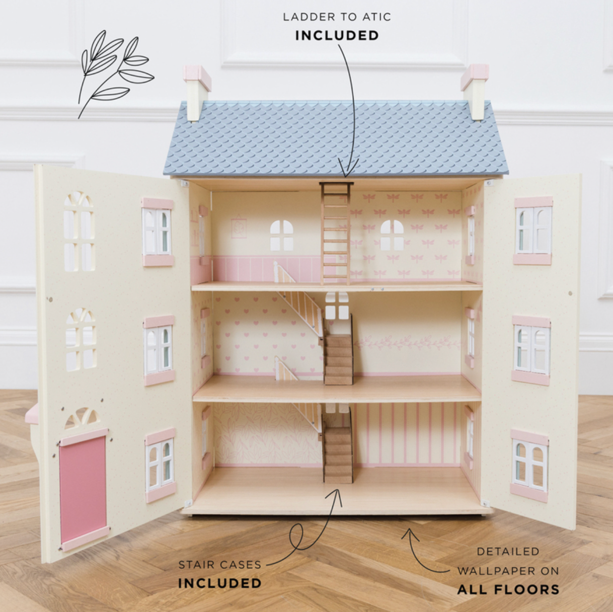Le Van Toy | Cherry Tree Hall Wooden Doll House trybike