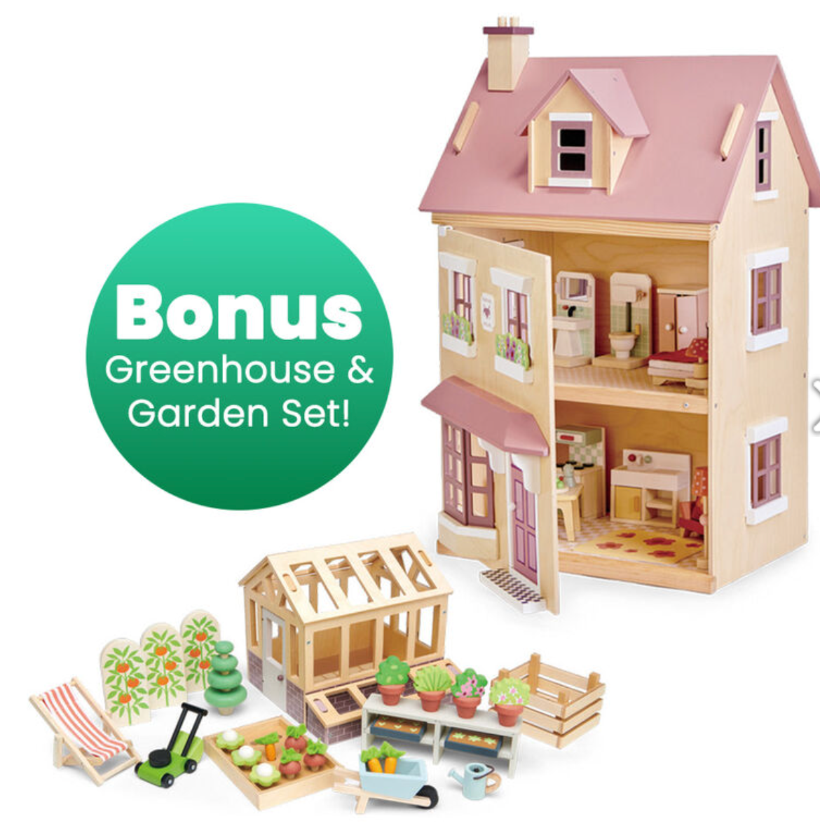 Le Van Toy |  Foxtail Villa (incl furniture) GET Greenhouse FREE trybike