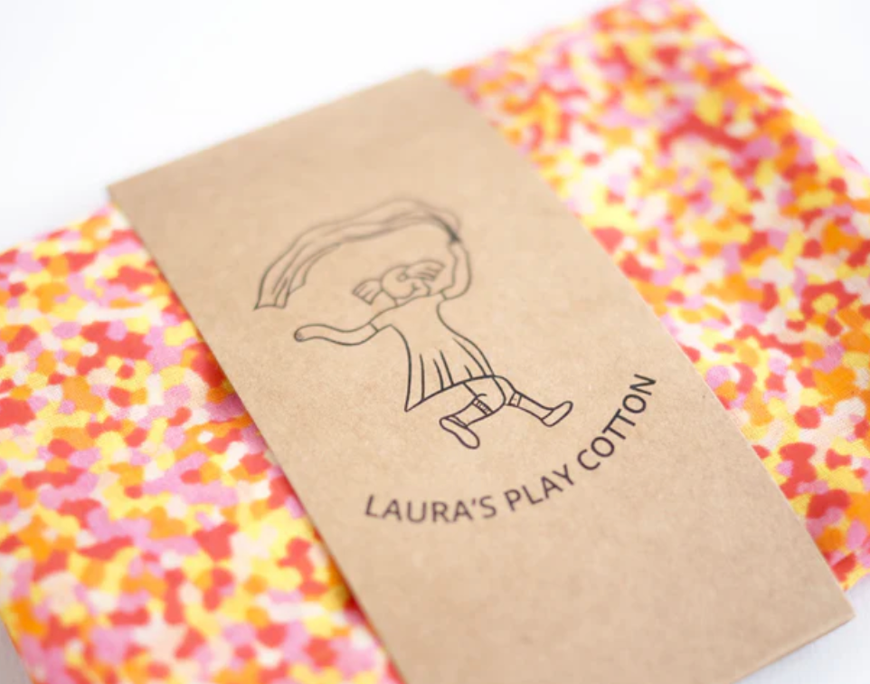 Laura's Play Cotton | Confetti Warm 90cm x 90cm Sarah's Silk