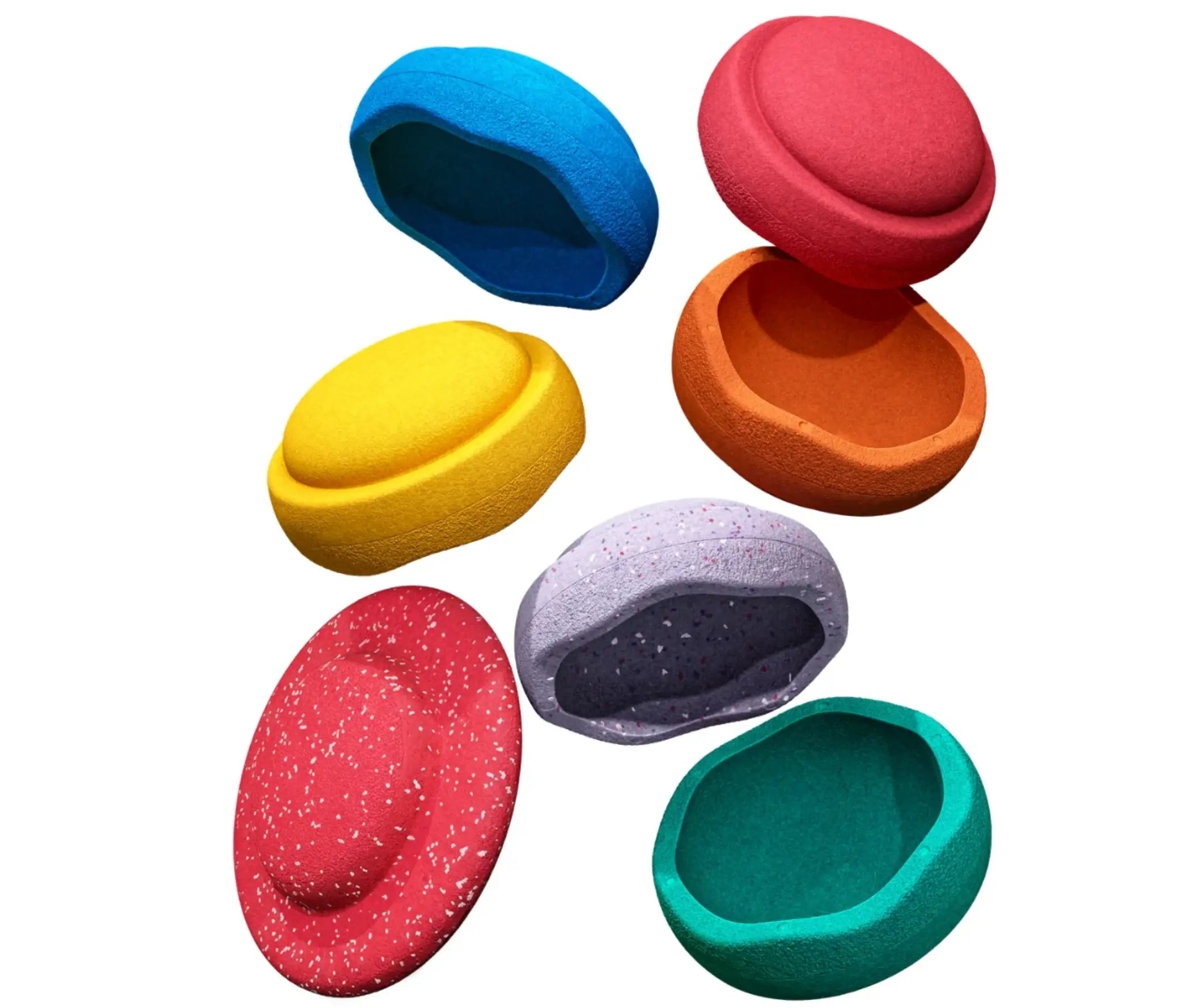 Stapelstein® Hidden Giants Rainbow Pastel 6 + Agaric Toadstool Balance Board - LIMITED EDITION Stapelstein