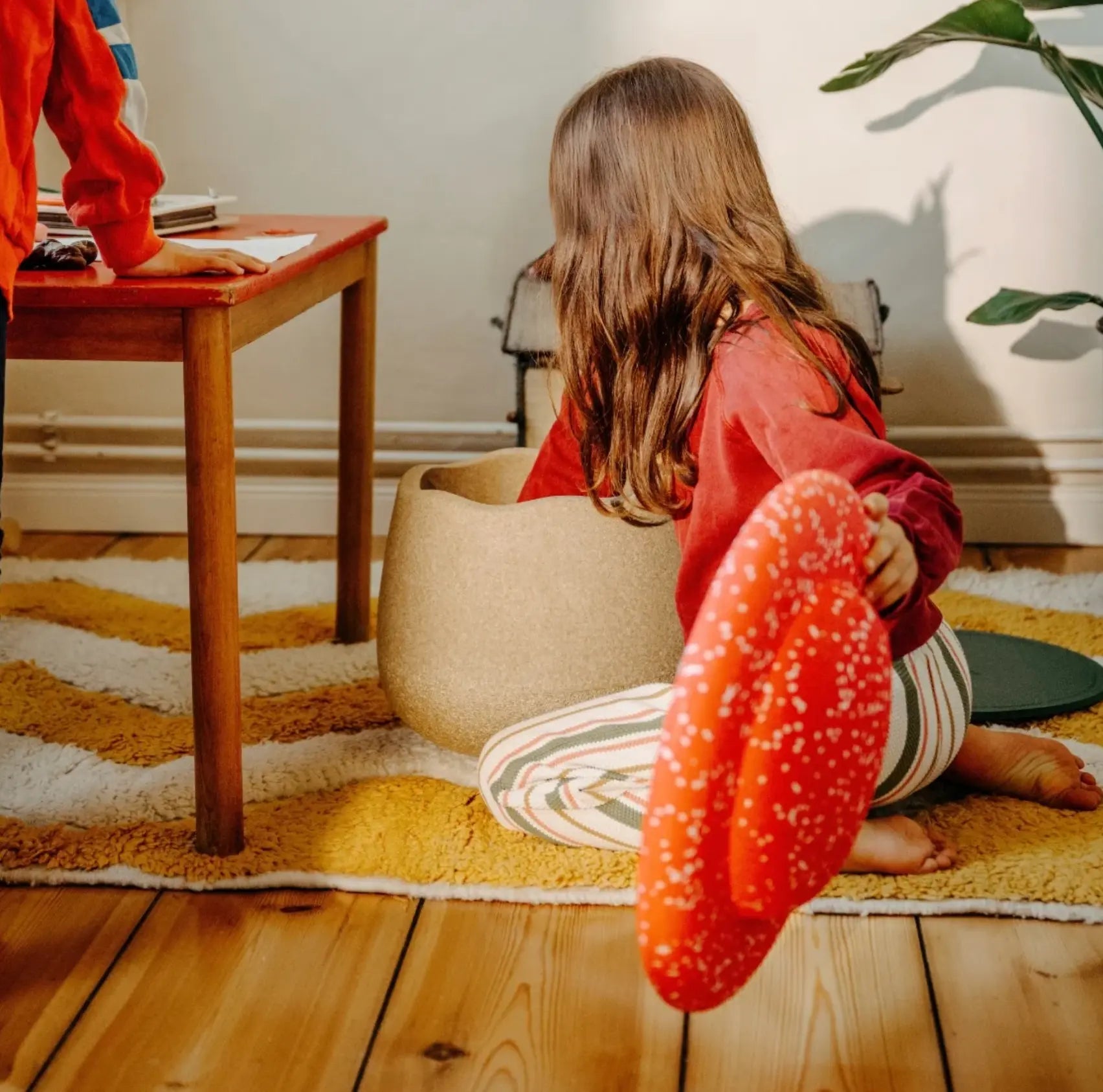 Stapelstein® Hidden Giants Balance Board - Red Rose Agaric Toadstool LIMITED EDITION Stapelstein