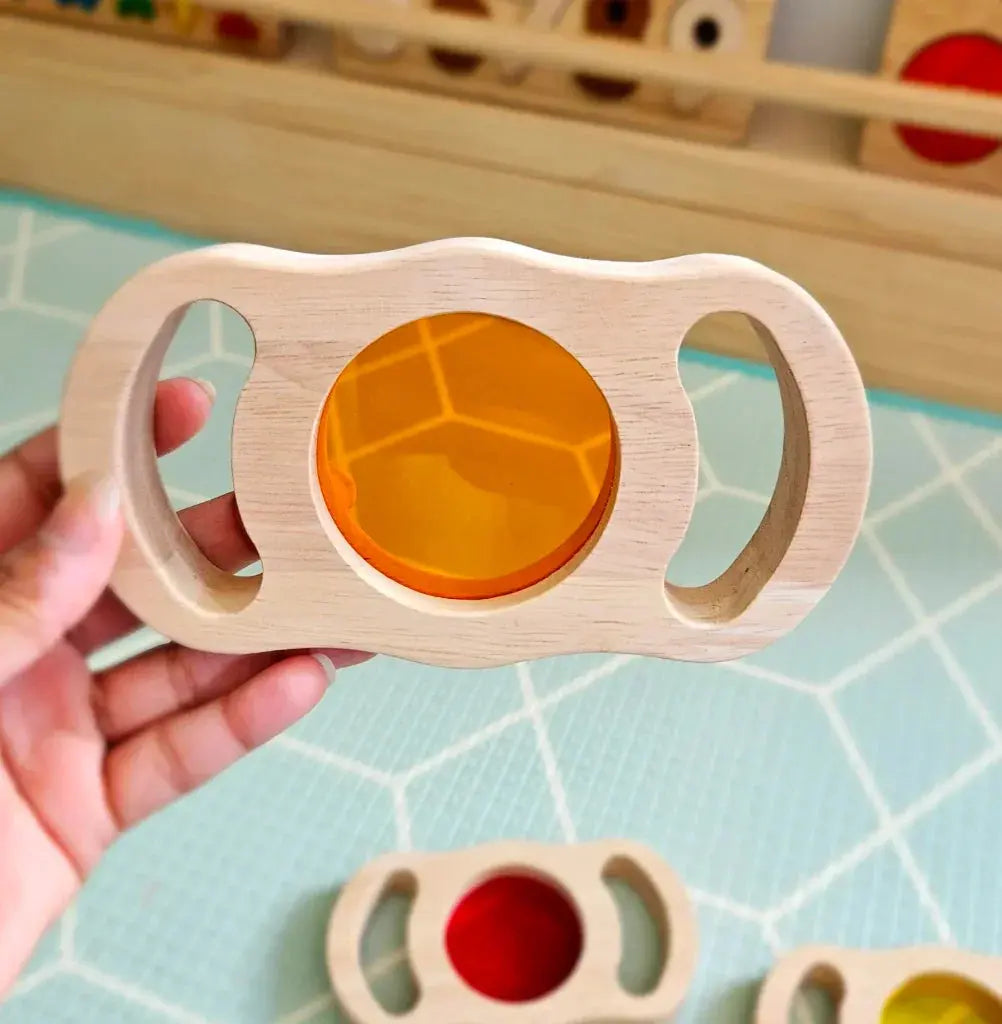 See Through Color Blocks Coloured See Through Blocks | Qtoys Wooden Building Blocks – The ...