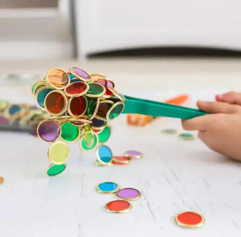 Metal Rimmed Counting Chips Maths & Sensory Toy | Learn & Grow Learn & Grow