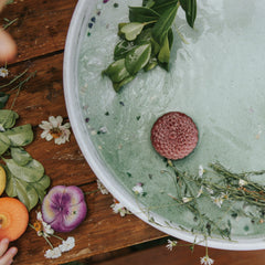 Yellow Door // Sensory Play Stones - Flower