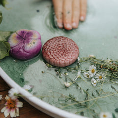 Yellow Door // Sensory Play Stones - Flower