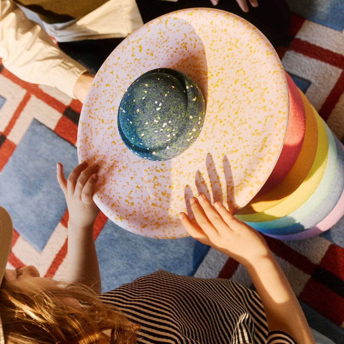 Stapelstein® EASTER PROMO Rainbow Pastel 7 + Petal Board + Mini Pond - Online, Australia