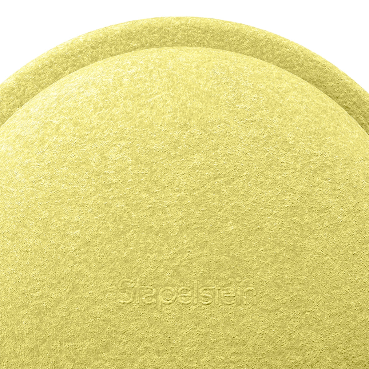 Single, Solid Colour Stapelstein Original Balance Stepping Stone in light yellow from Australia