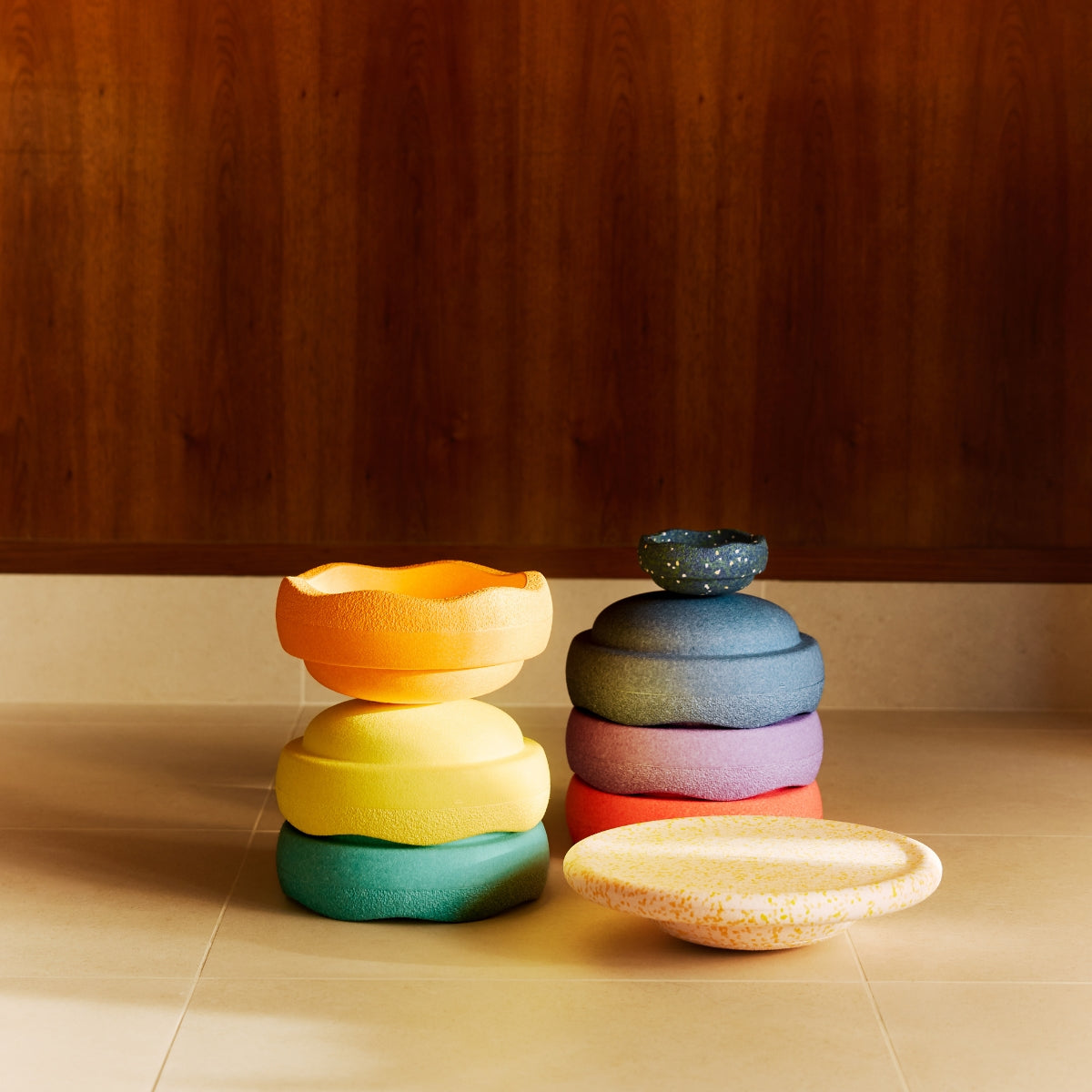 Stapelstein® EASTER PROMO Rainbow Classic 7 + Petal Board + Mini Pond - Online, Australia