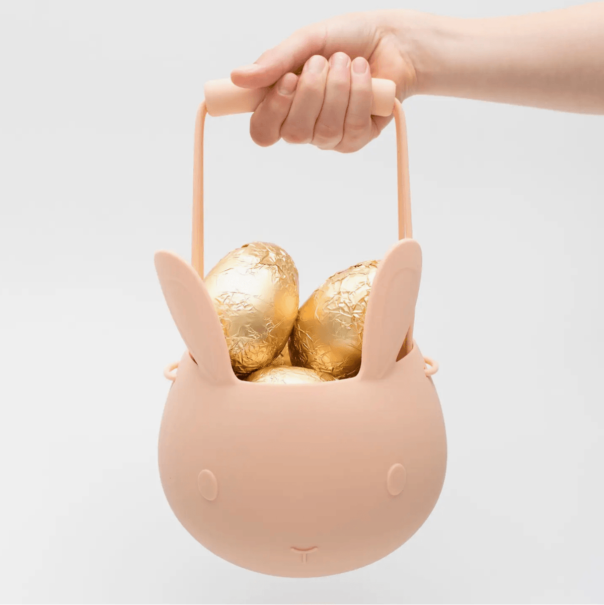 The Curated Parcel - WMBT // Easter Bunny Basket - Blush 