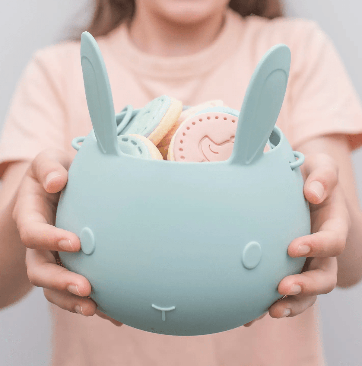 The Curated Parcel - WMBT // Easter Bunny Basket - Pistachio 