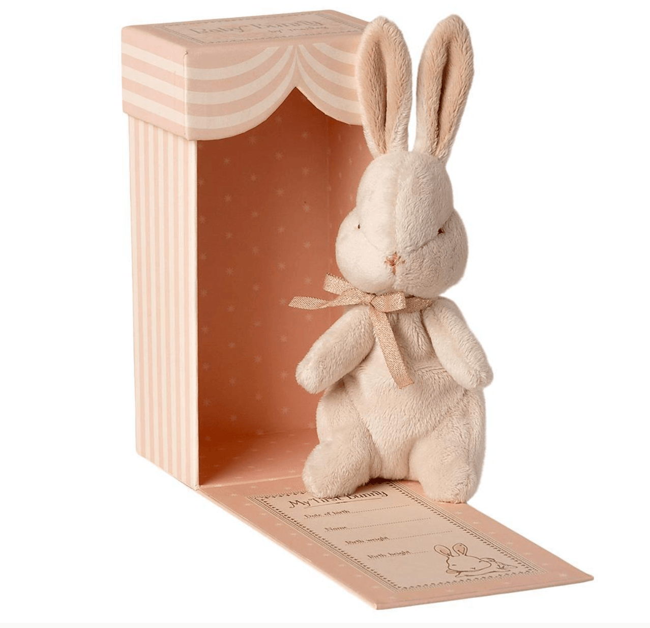 The Curated Parcel - Maileg //  My First Bunny Dusty Rose 