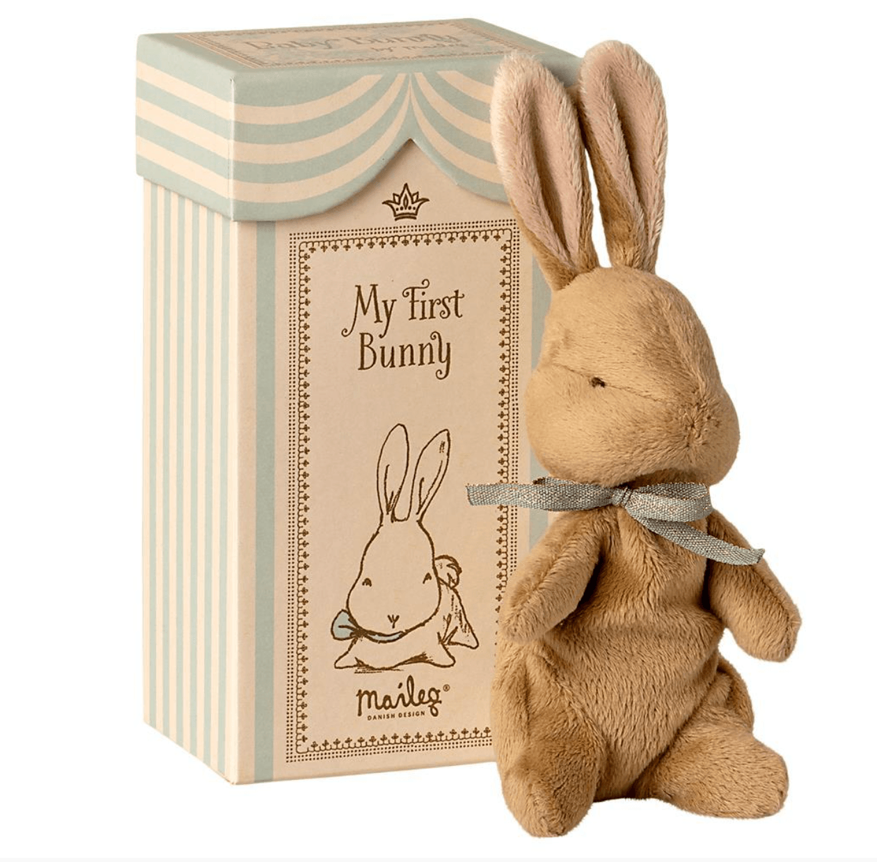The Curated Parcel - Maileg //  My First Bunny Light Blue 