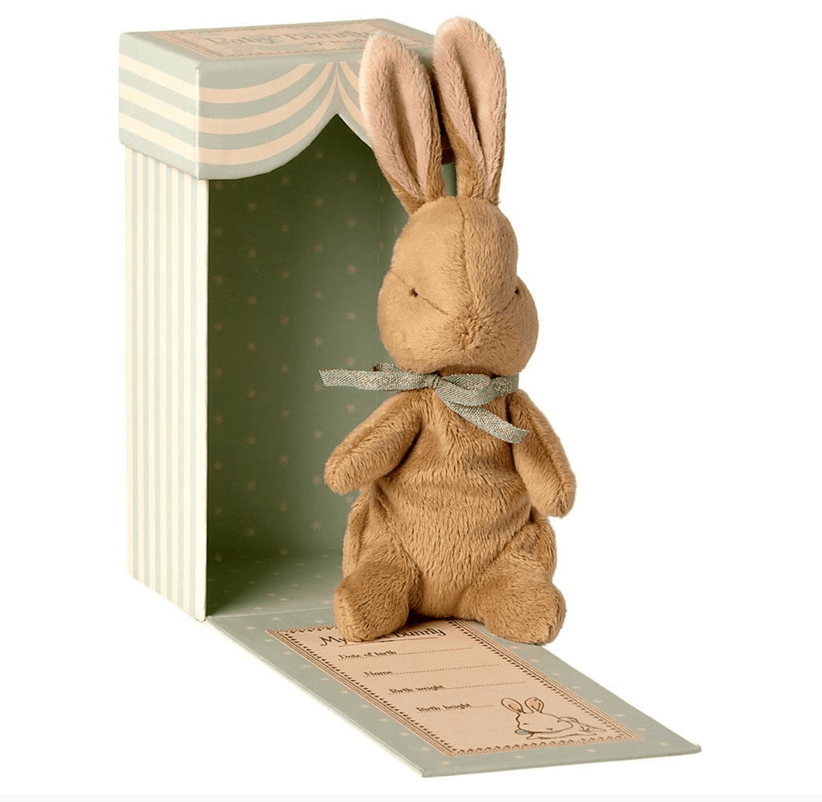The Curated Parcel - Maileg //  My First Bunny Light Blue 