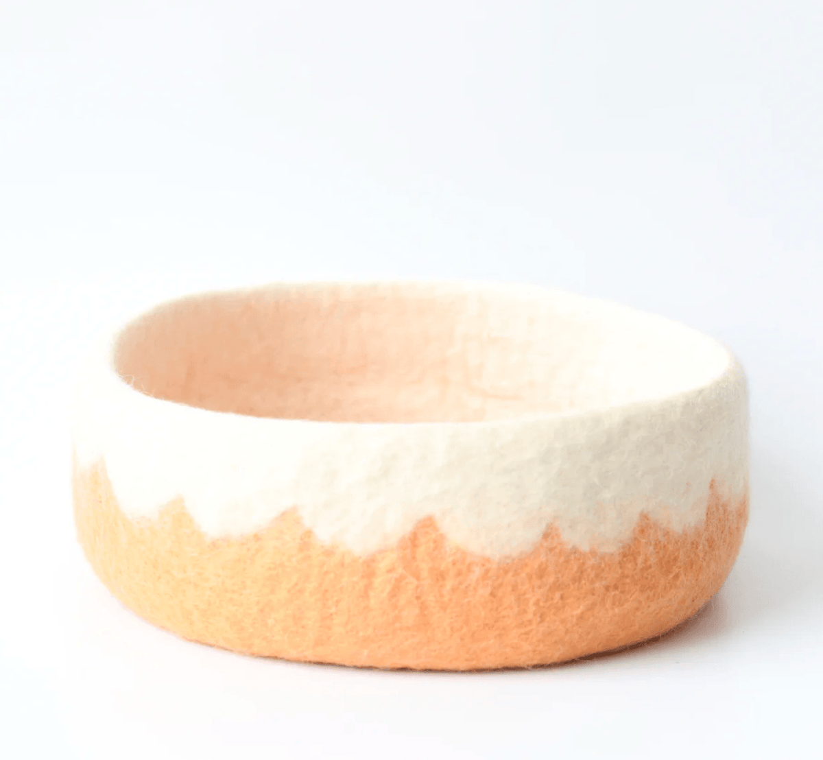 The Curated Parcel - Scalloped Felt Basket 