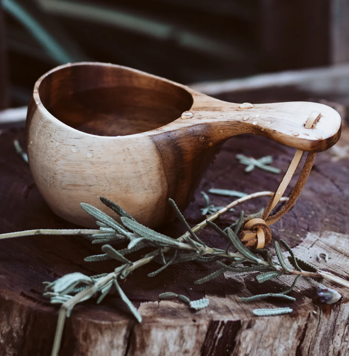 Handcrafted Rain Scoop