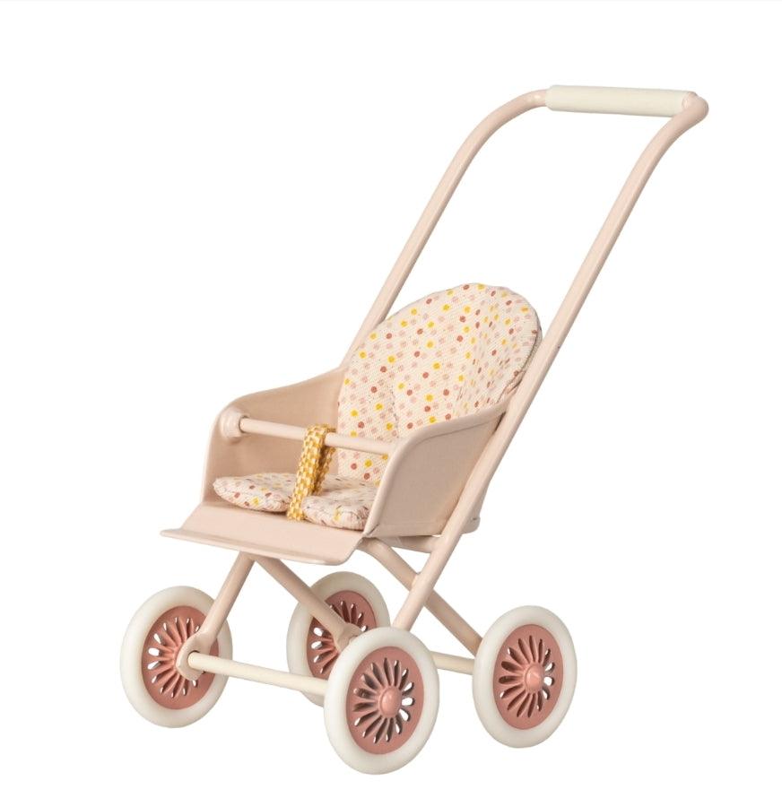 The Curated Parcel - Maileg //  Stroller Micro Powder 