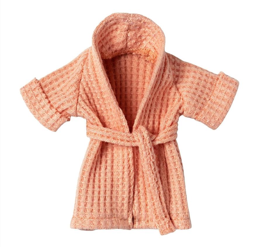The Curated Parcel - Maileg //  Bathrobe Mouse coral 