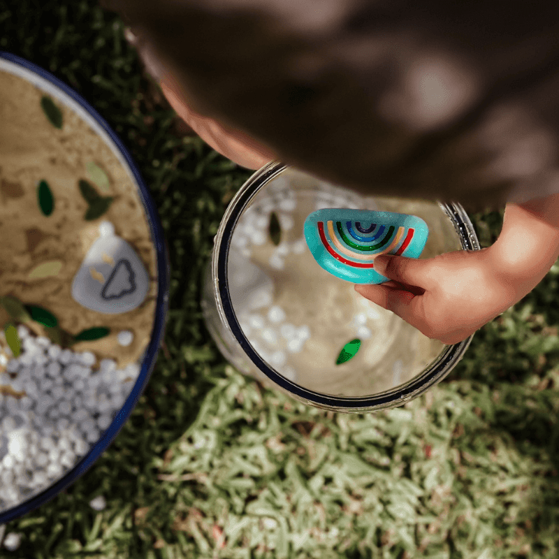 The Curated Parcel - Yellow Door // Weather Stones 