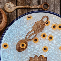 The Curated Parcel - Handcrafted Daisy Spoon 
