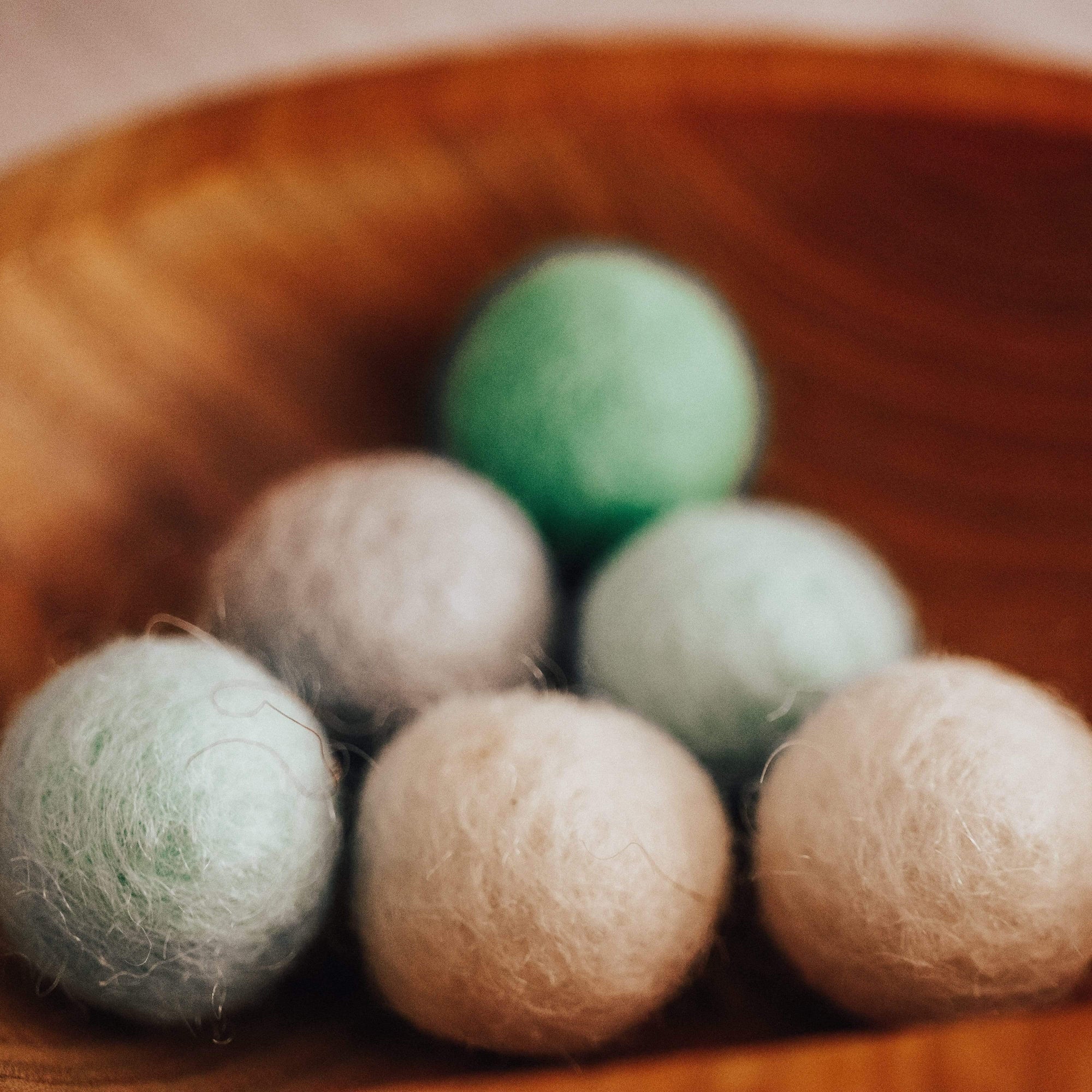 The Curated Parcel - 100% Pure Wool Felt Balls 