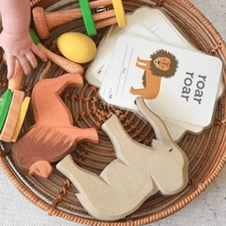 The Curated Parcel - Animal Sounds Flash Cards 
