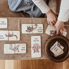 The Curated Parcel - Australian Babies Animals Matching Puzzle 