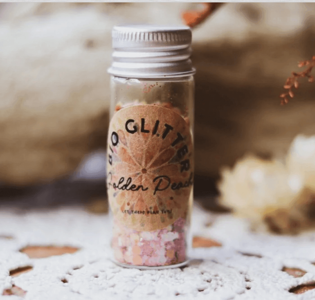 The Curated Parcel - Bio Glitter -Golden Peach 
