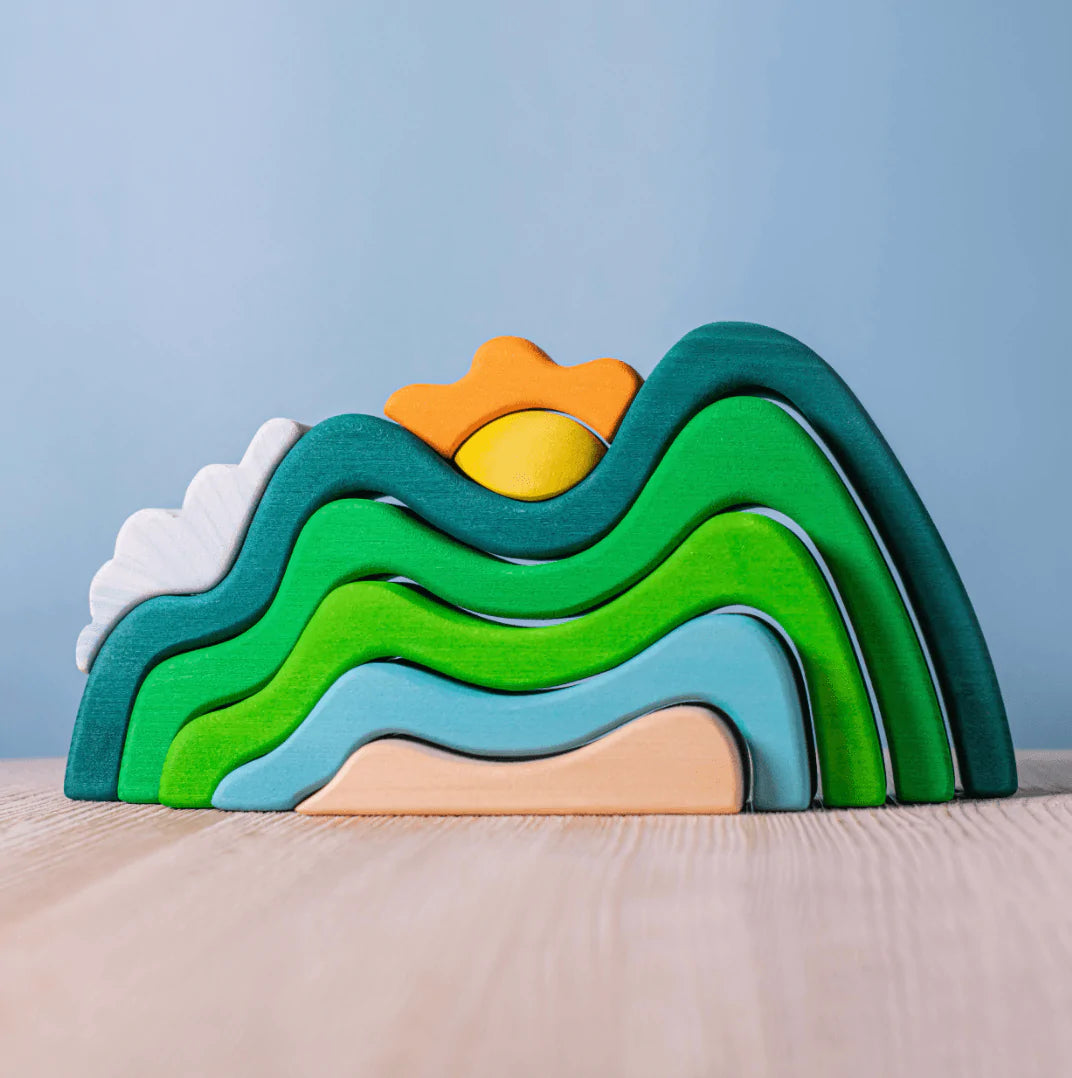 The Curated Parcel - Bumbu // Mountains, Cloud &amp; Sun Stacker 