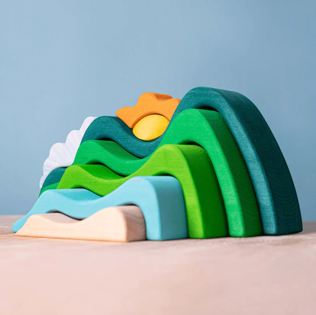 The Curated Parcel - Bumbu // Mountains, Cloud &amp; Sun Stacker 