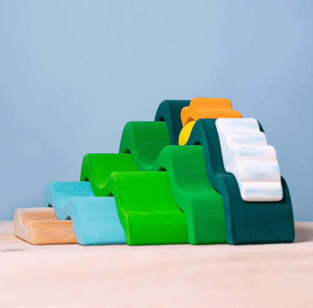 The Curated Parcel - Bumbu // Mountains, Cloud &amp; Sun Stacker 