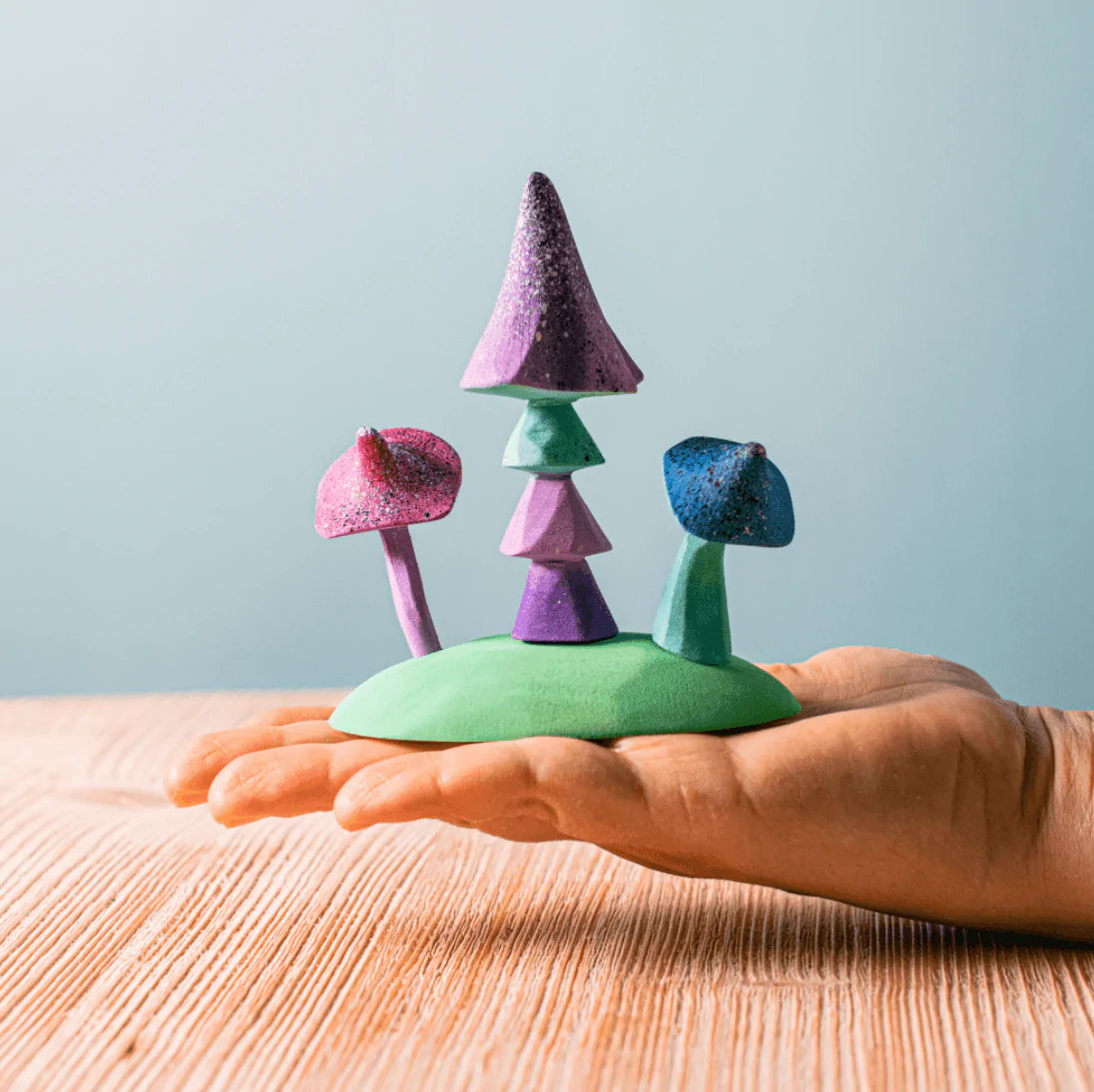 The Curated Parcel - Bumbu // Wooden Magic Mushroom Set 