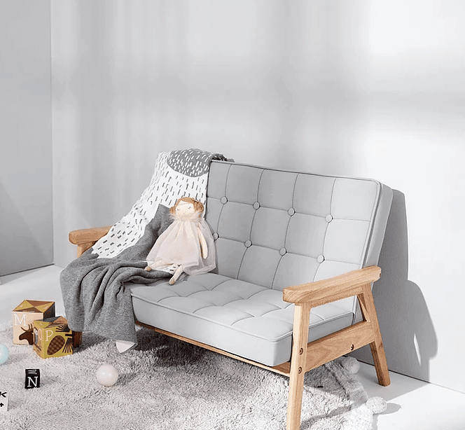 The Curated Parcel - Bunny Tickles // Kids Double Arm Chair 