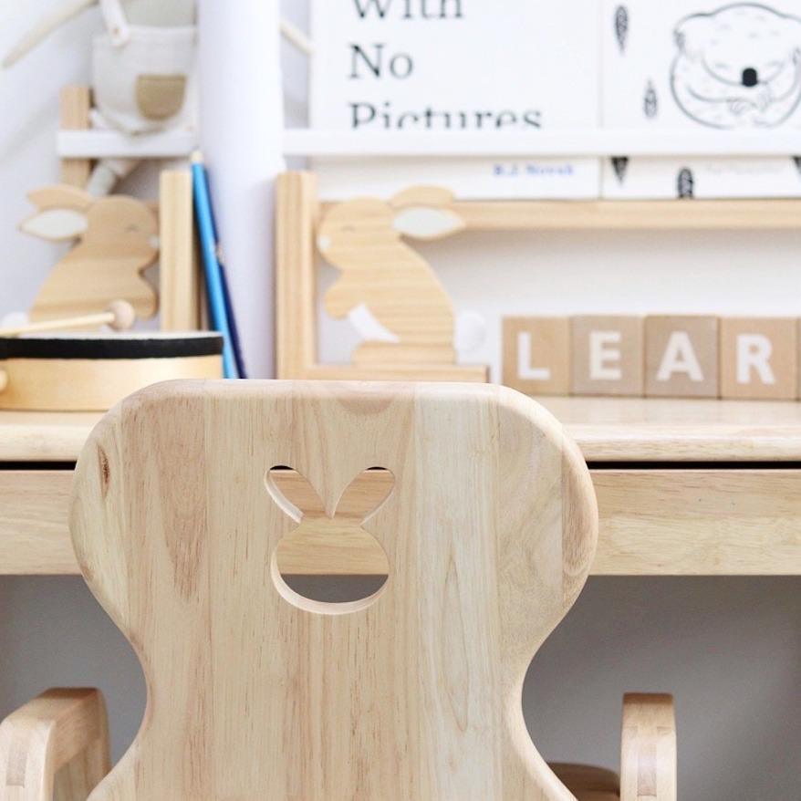 The Curated Parcel - Bunny Tickles // Primary Adjustable Table & Chair Set 