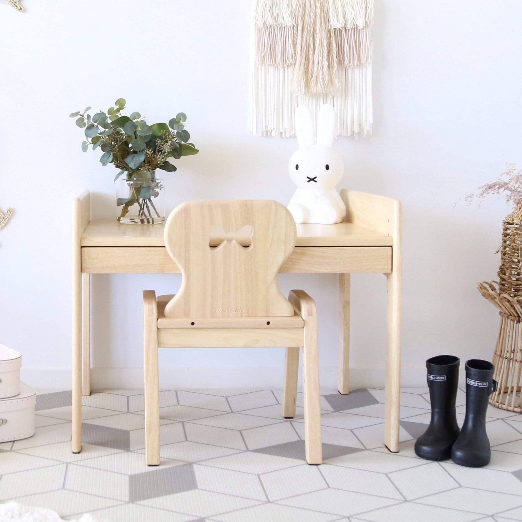 The Curated Parcel - Bunny Tickles // Primary Adjustable Table & Chair Set 
