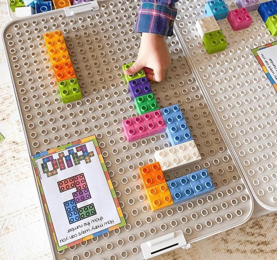 The Curated Parcel - Carry-Play™ White Table Tops (Pack of 2) 
