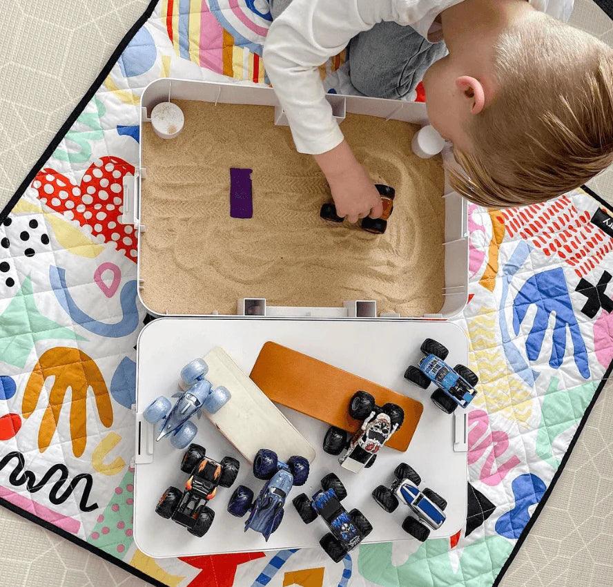 The Curated Parcel - Carry-Play™ White Table Tops (Pack of 2) 