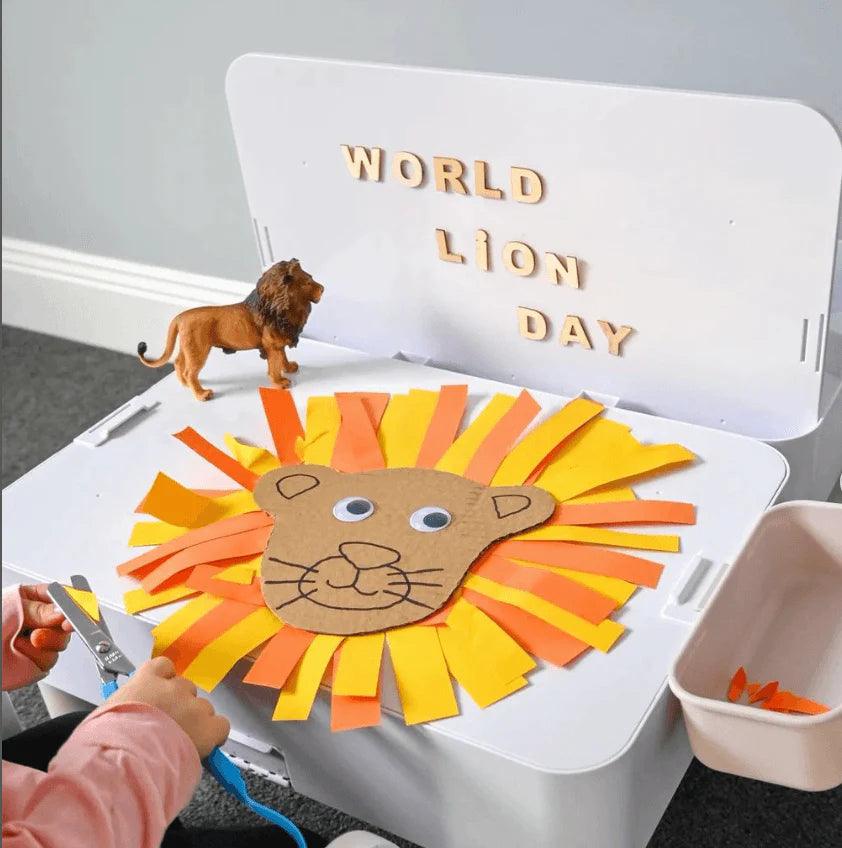 The Curated Parcel - Carry-Play™ White Table Tops (Pack of 2) 