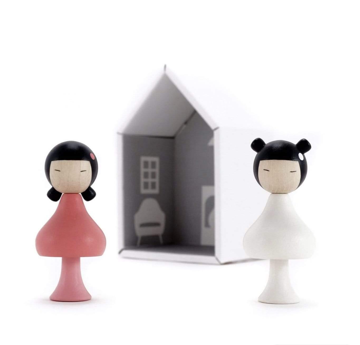 The Curated Parcel - CLiCQUES Sarah & Ichika - Kokeshi Inspired 