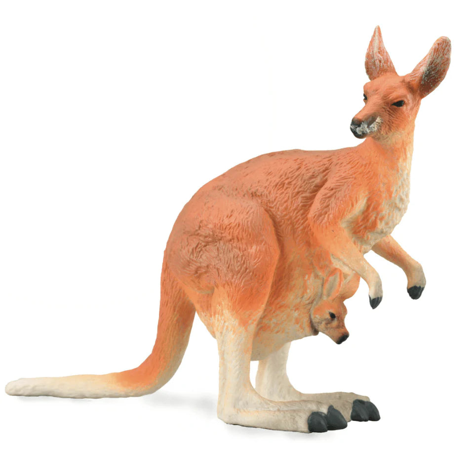 The Curated Parcel - CollectA // Red Kangaroo Female with Joey 