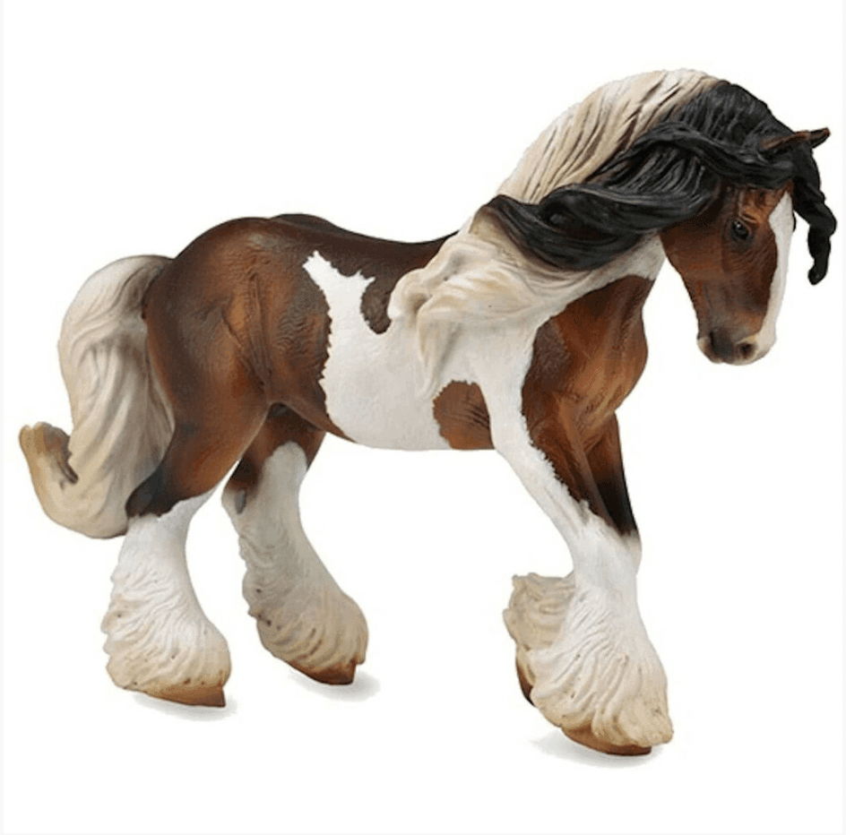 The Curated Parcel - CollectA // Tinker Stallion Piebald 