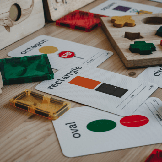 The Curated Parcel - Colour and Shape Flash Cards 