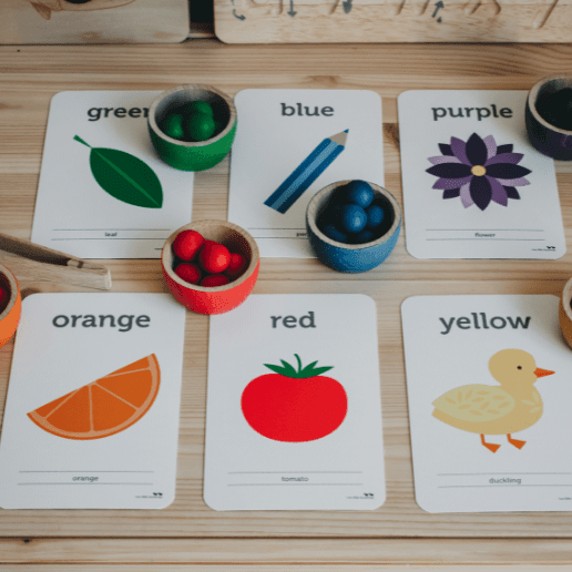 The Curated Parcel - Colour and Shape Flash Cards 