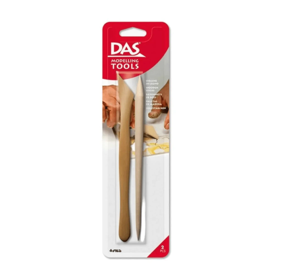The Curated Parcel - DAS Modelling Tools - Wooden Shapers 2 pieces 